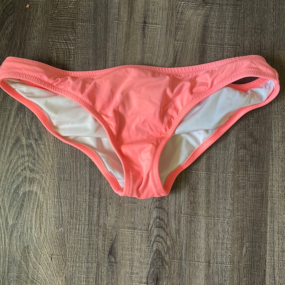 Victoria secret bikini bottoms. Coral color